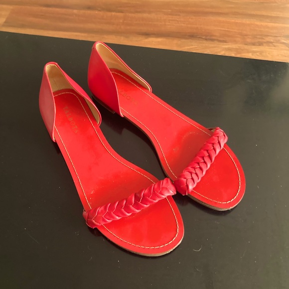 Talbots Shoes - Red Sandals size 11. Barely worn but no tags.